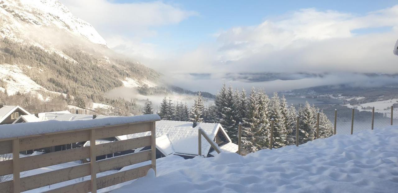 New And Exclusive Cottage In Voss With A Great View Skulestadmo Exterior foto